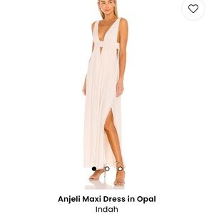 Indah Angeli Maxi Dress in Yellow XS